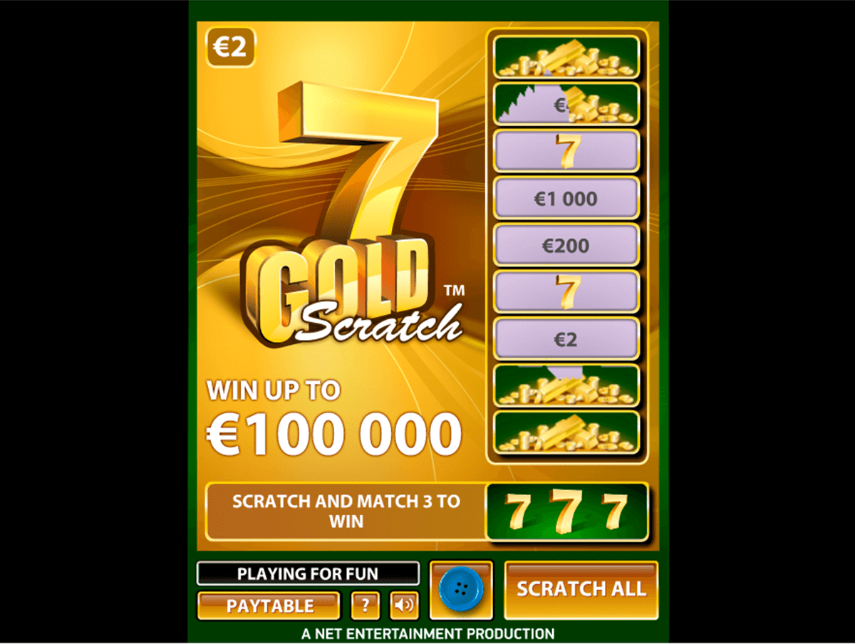 gold scratch netent