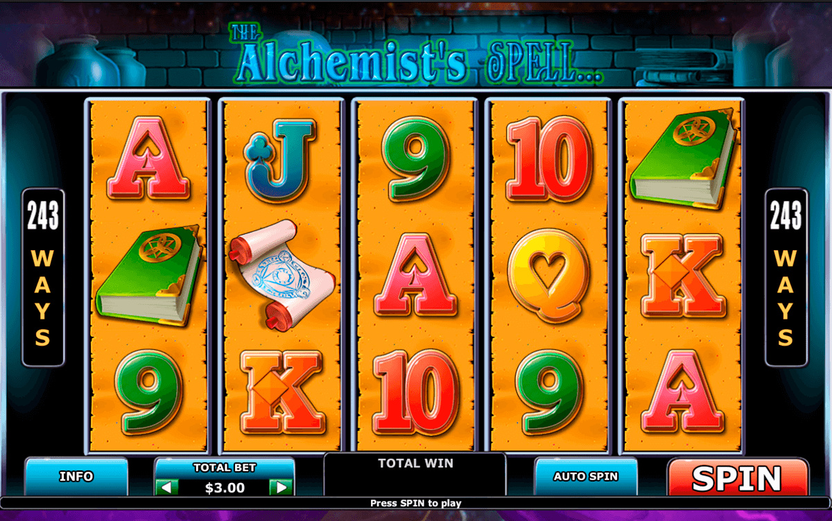 alchemists spell playtech
