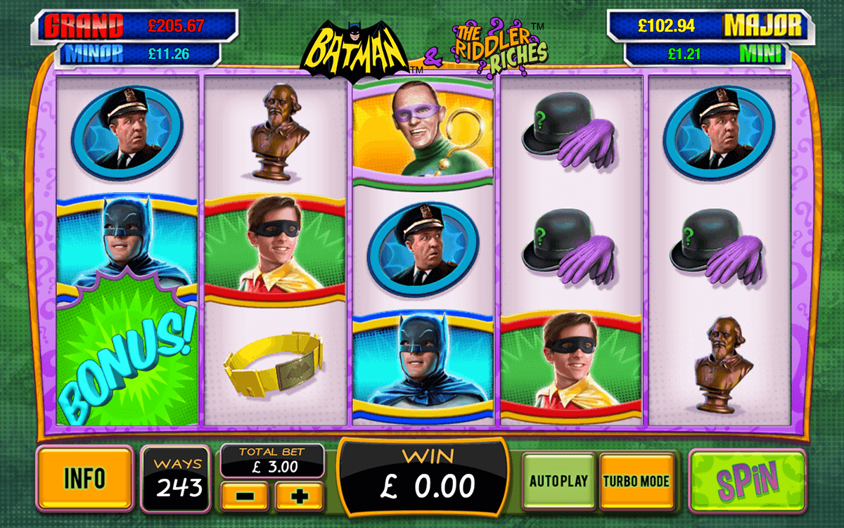 batman the riddler riches playtech