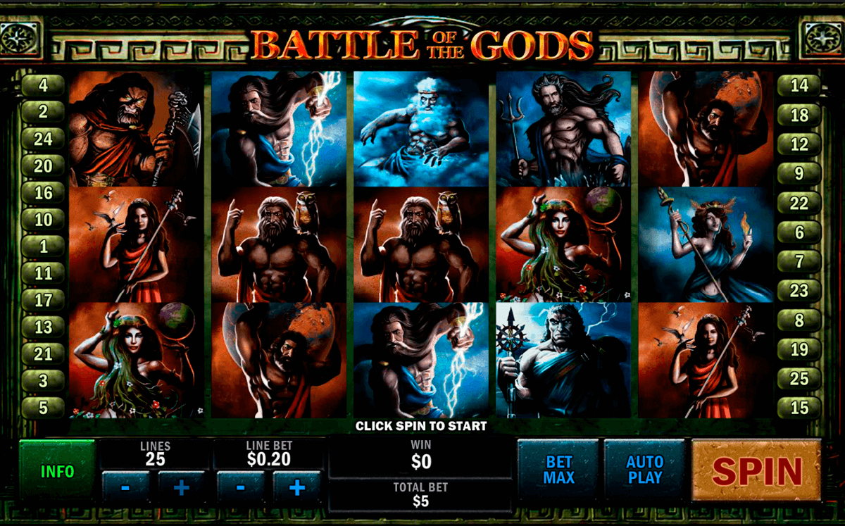 battle of the gods playtech