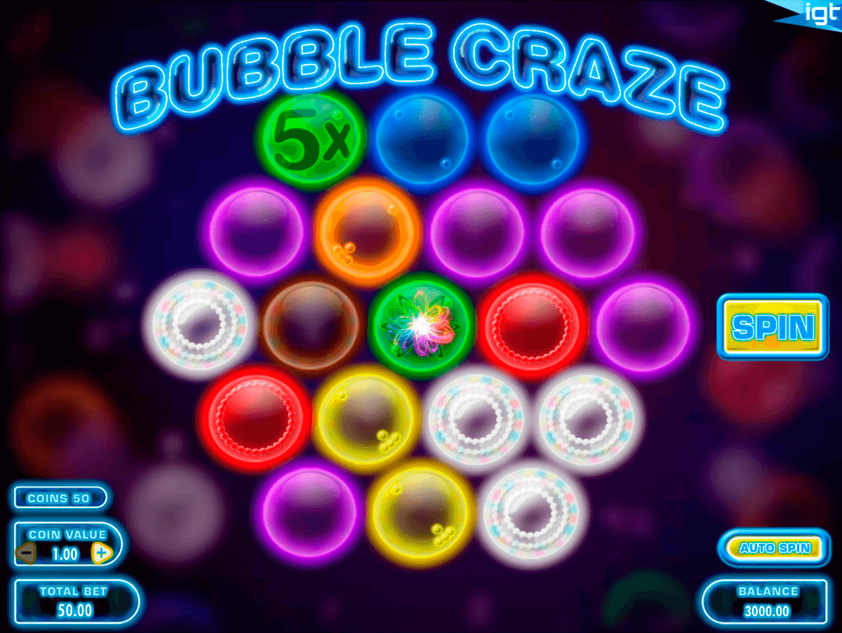 bubble craze igt