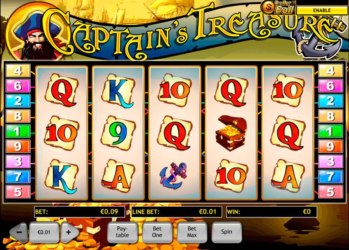 captains treasure playtech