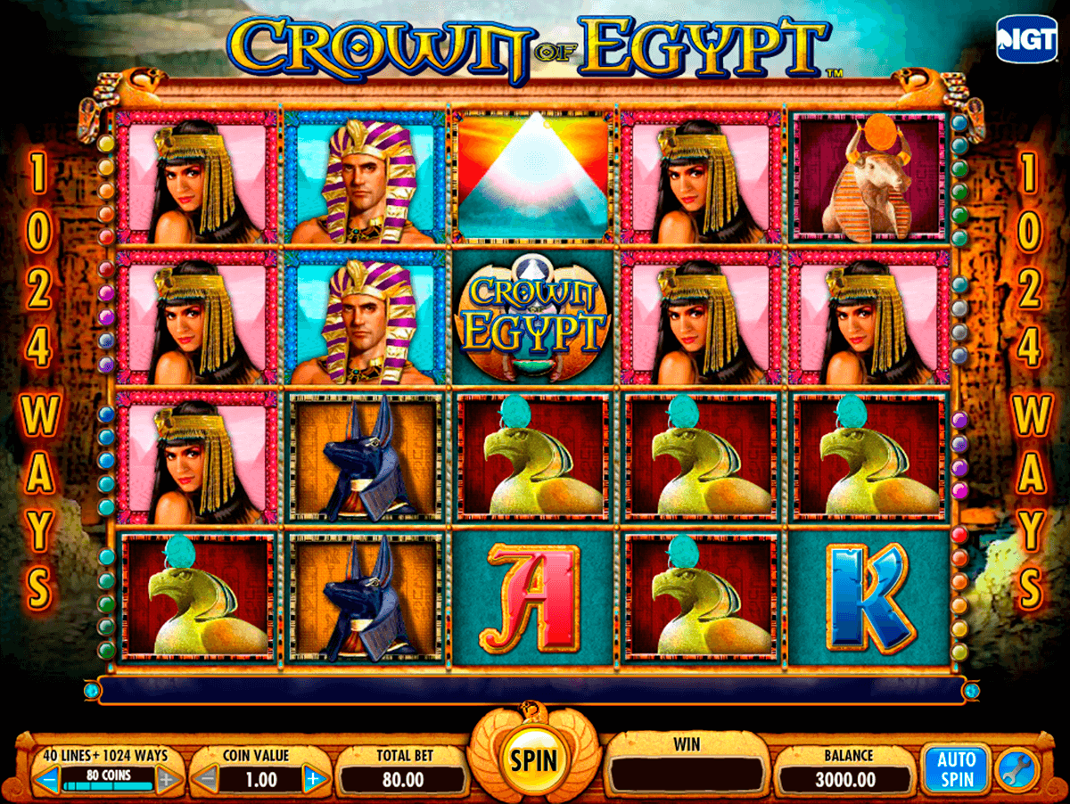 crown of egypt igt