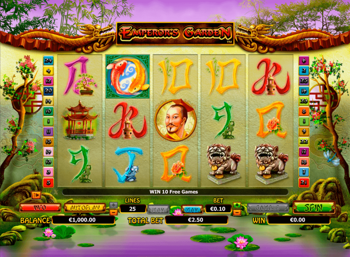 emperors garden netgen gaming