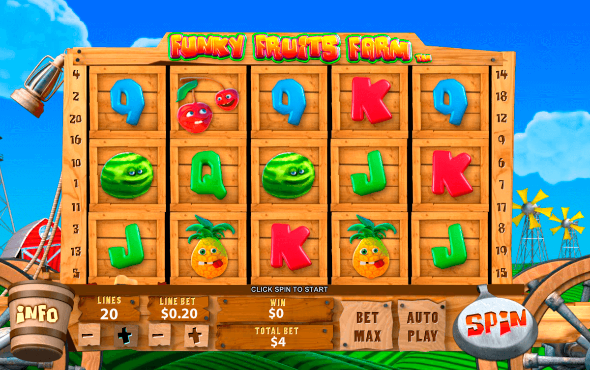 funky fruits farm playtech