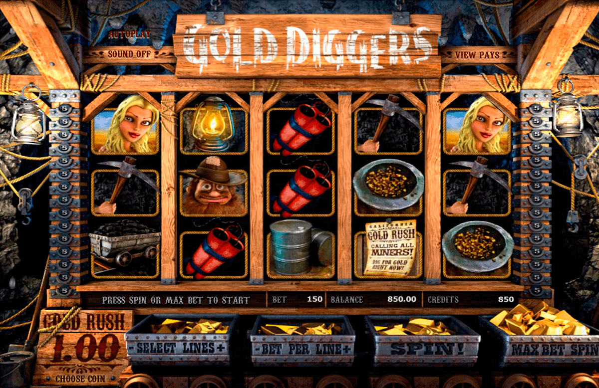 gold diggers betsoft
