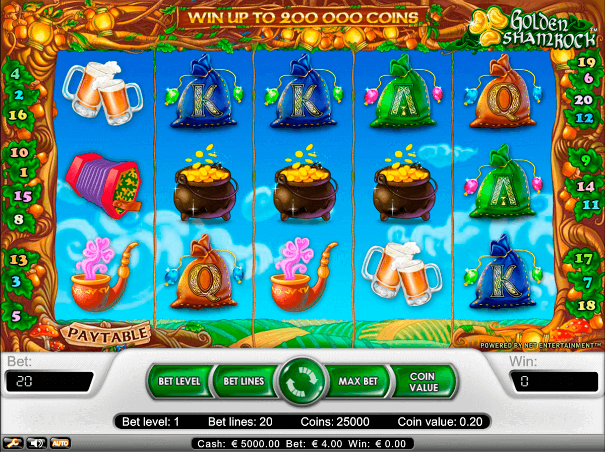 golden shamrock netent