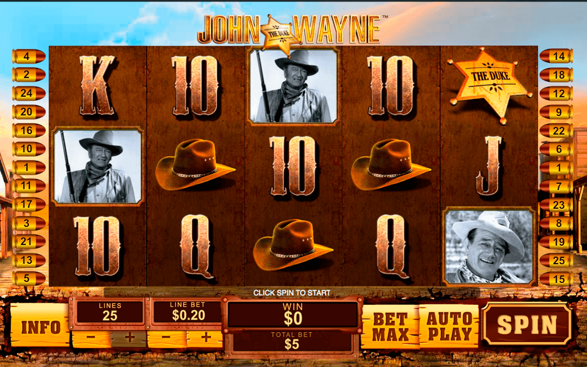 john wayne playtech