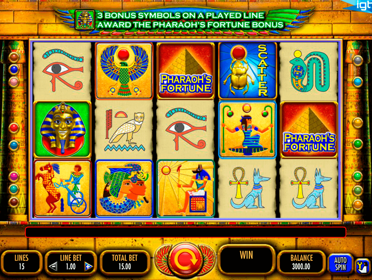 pharaohs fortune igt