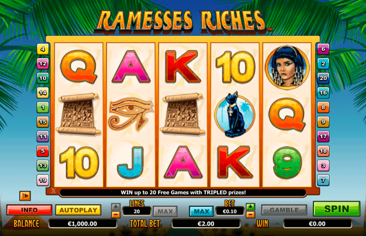 ramesses riches netgen gaming