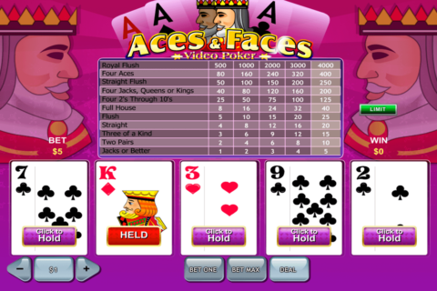 aces and faces playtech