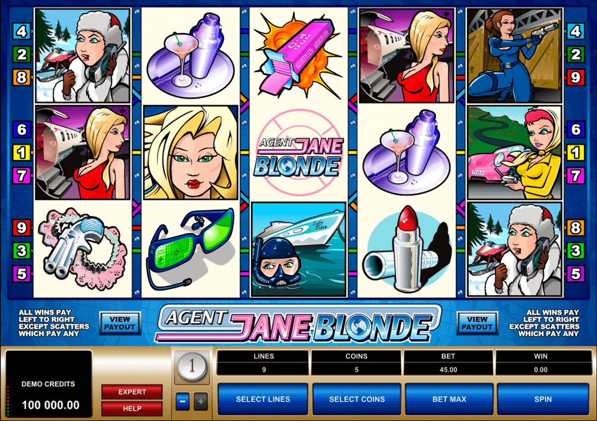 agent jane blonde microgaming