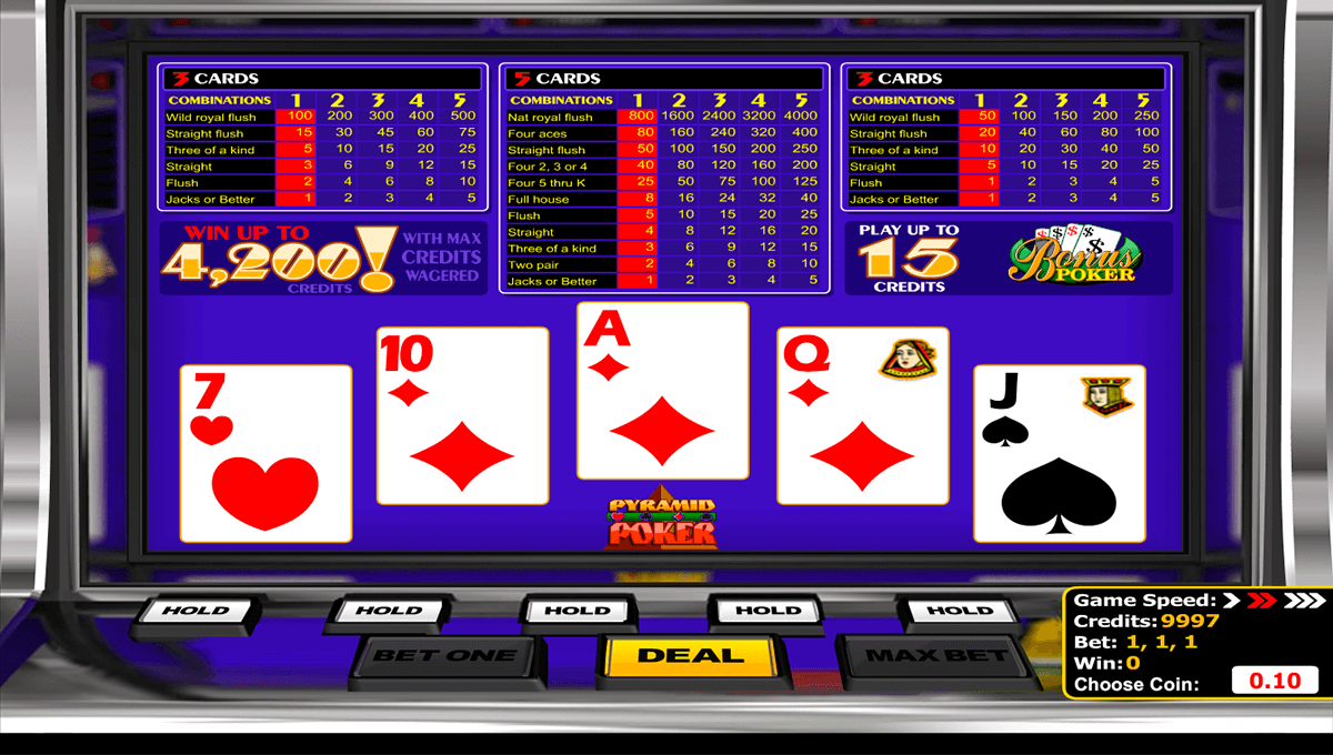 bonus poker betsoft