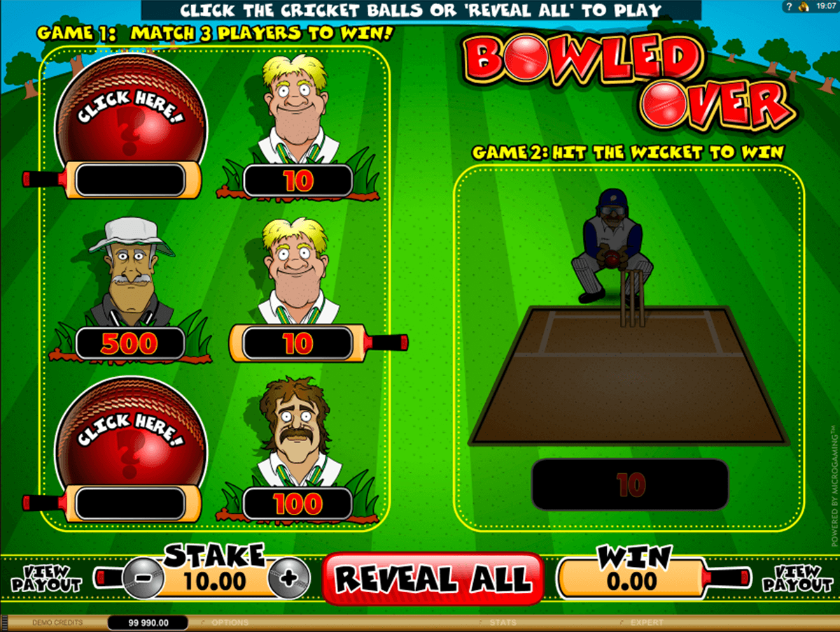 bowled over microgaming