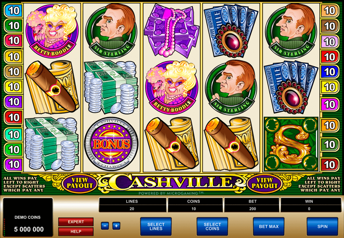 cashville microgaming