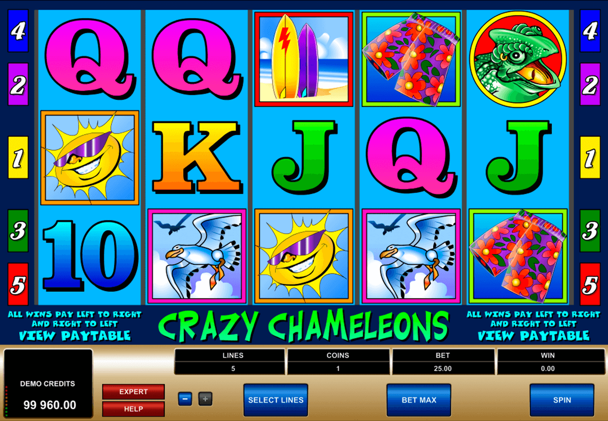 crazy chameleons microgaming