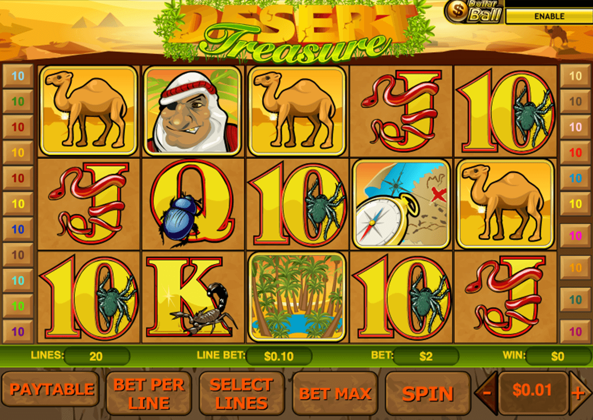 desert treasure playtech
