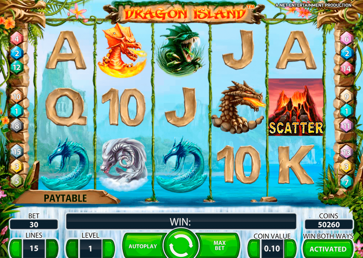 dragon island netent