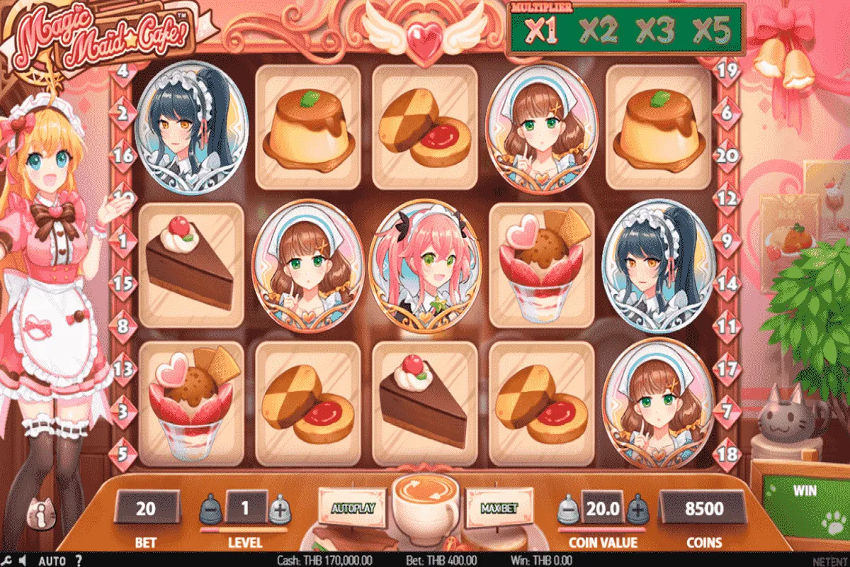 おすすめのバレンタインデースロットMagic Maid Cafe