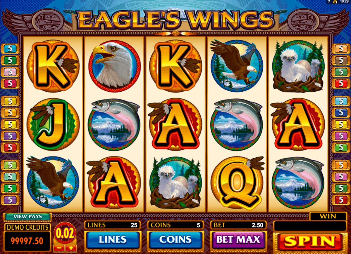 eagles wings microgaming