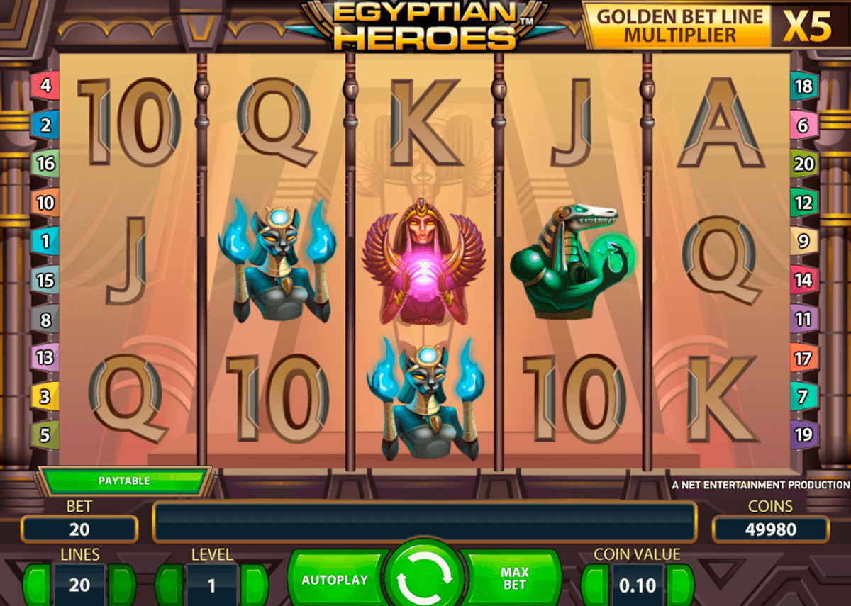 egyptian heroes netent