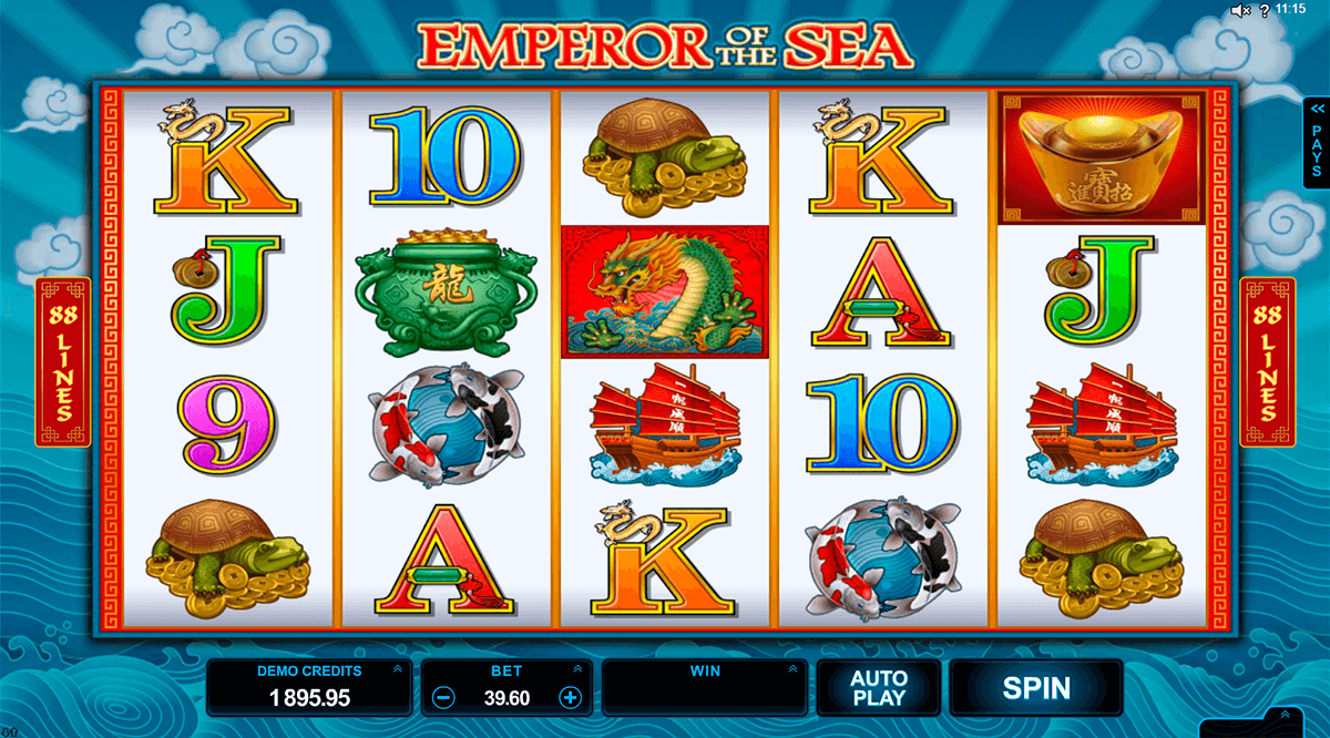emperor of the sea microgaming