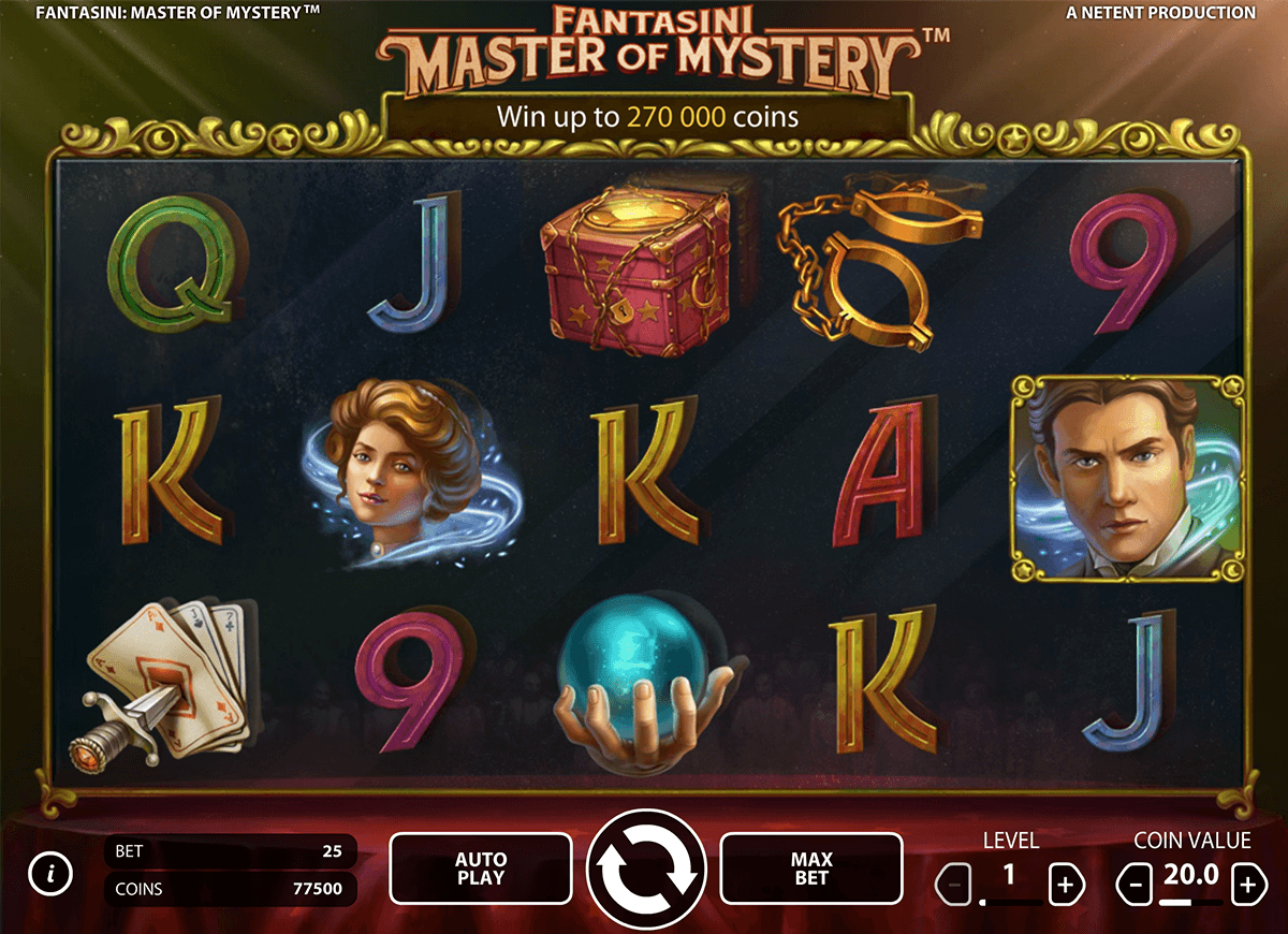 fantasini master of mystery netent