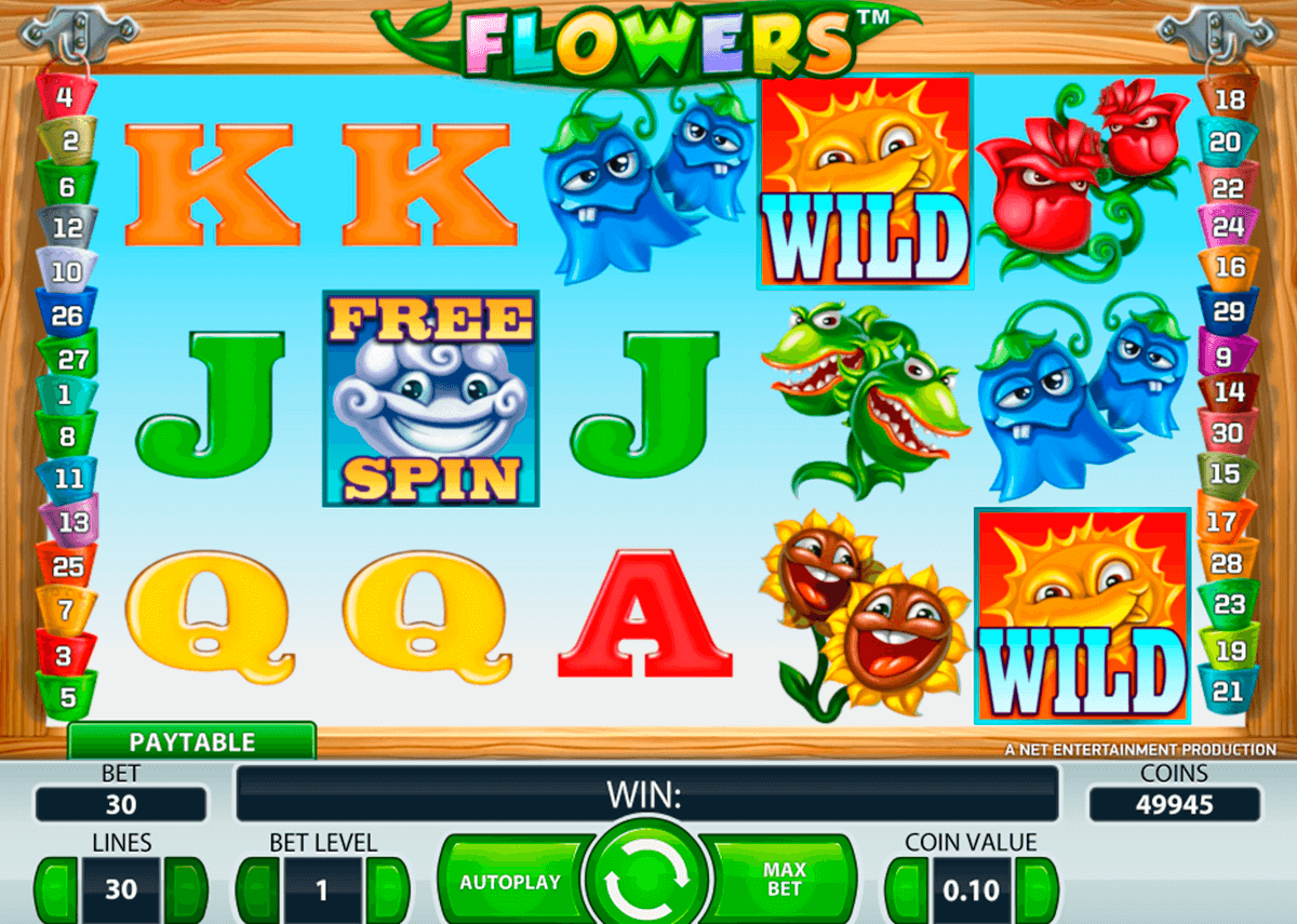 flowers netent