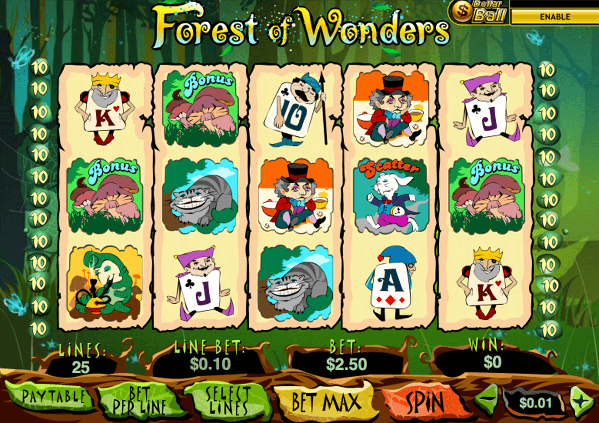 forest of wonder playtech 