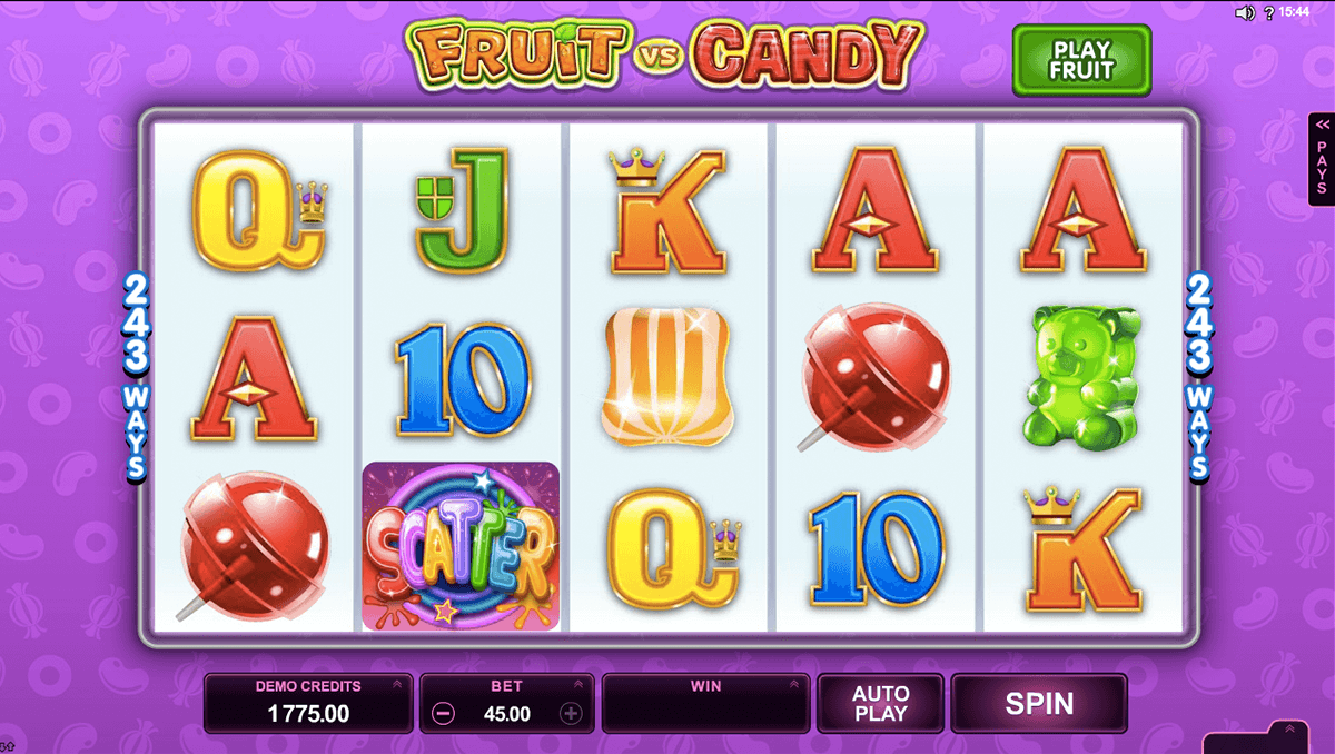 fruit vs candy microgaming