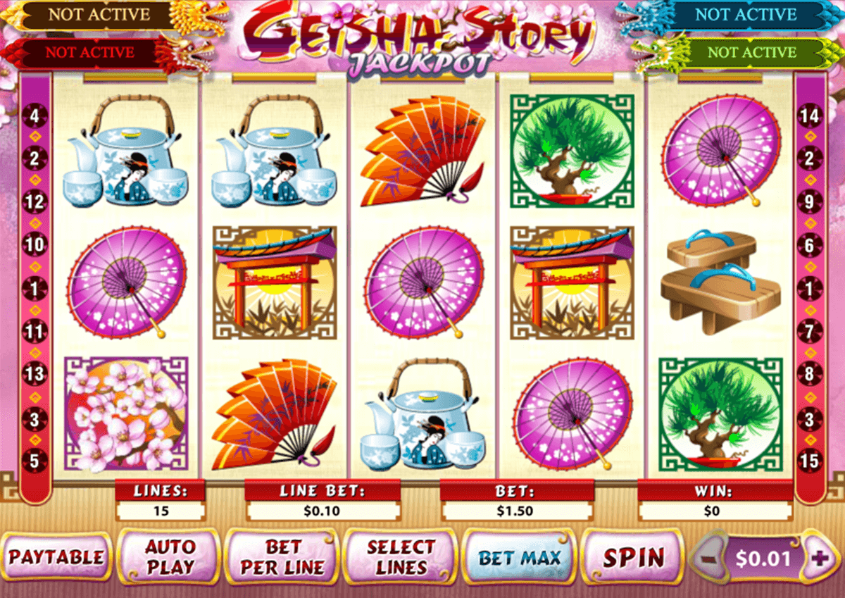 geisha story jackpot playtech
