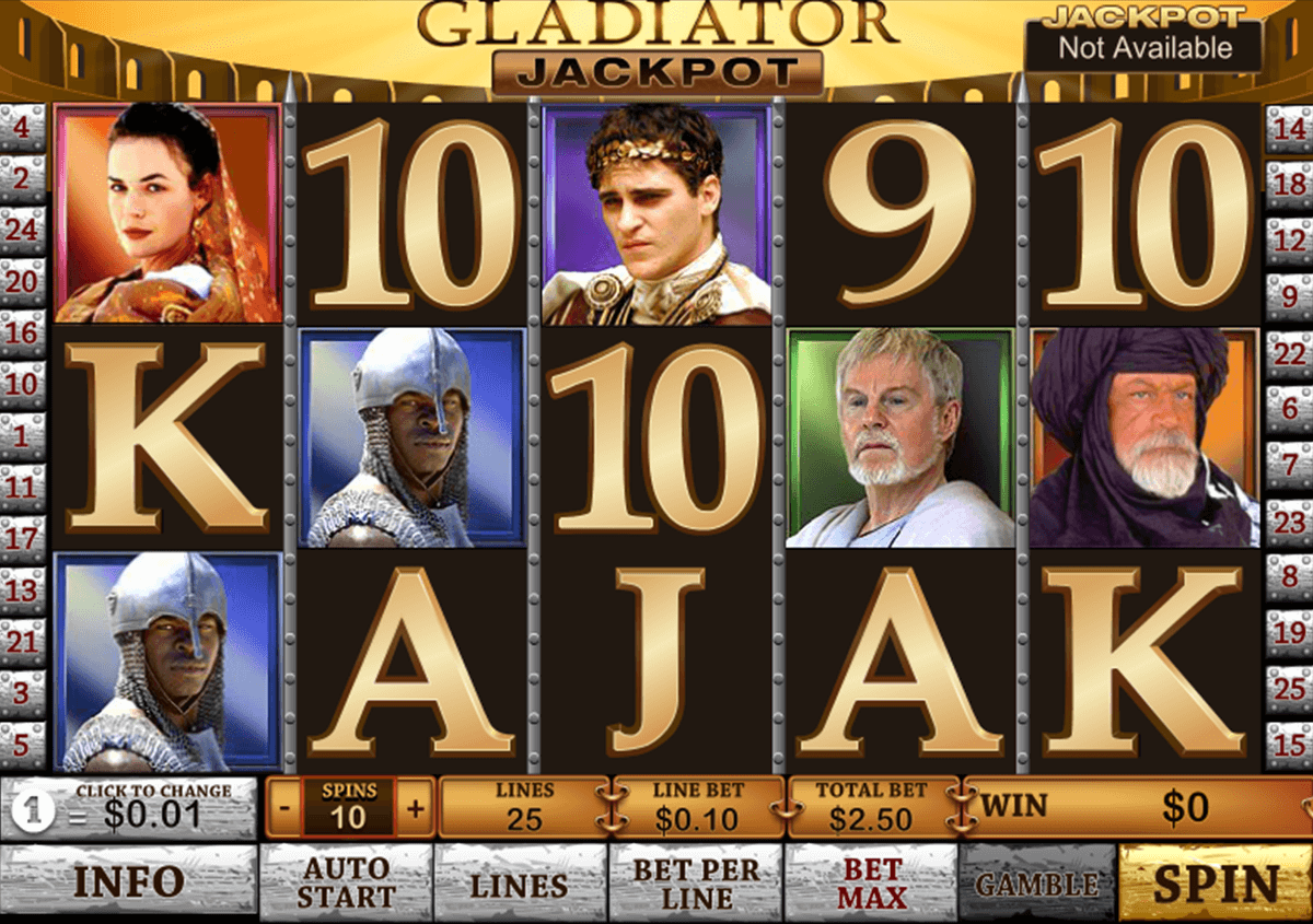 gladiator jackpot playtech