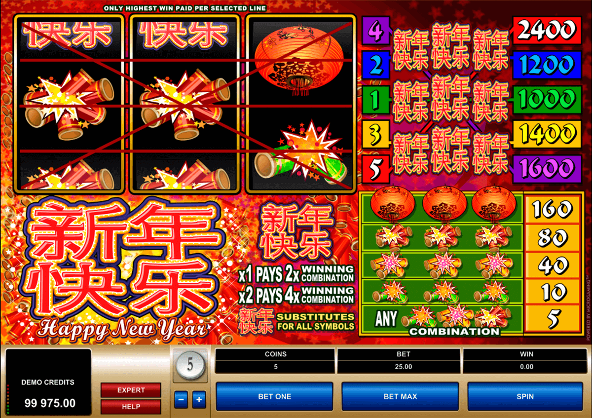 happy new year microgaming