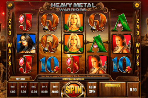 heavy metal warriors isoftbet