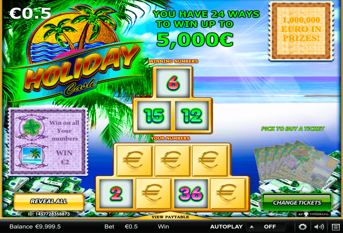 holiday cash yggdrasil