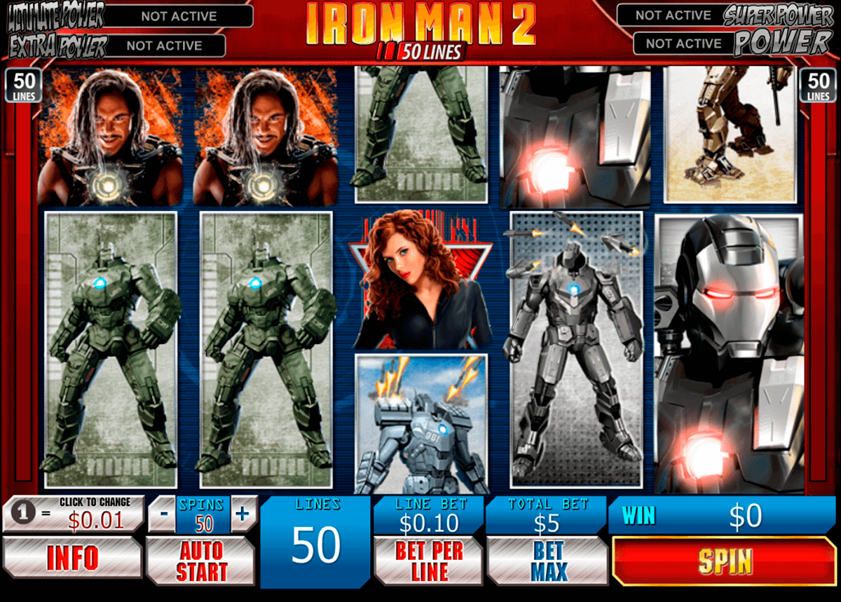 iron man lines playtech