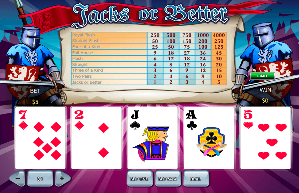 jacks or better playtech