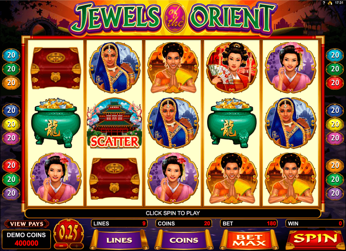 jewels of the orient microgaming