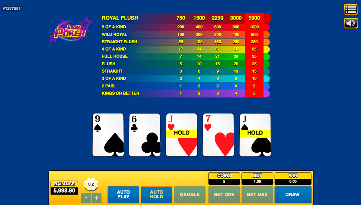 joker poker habanero