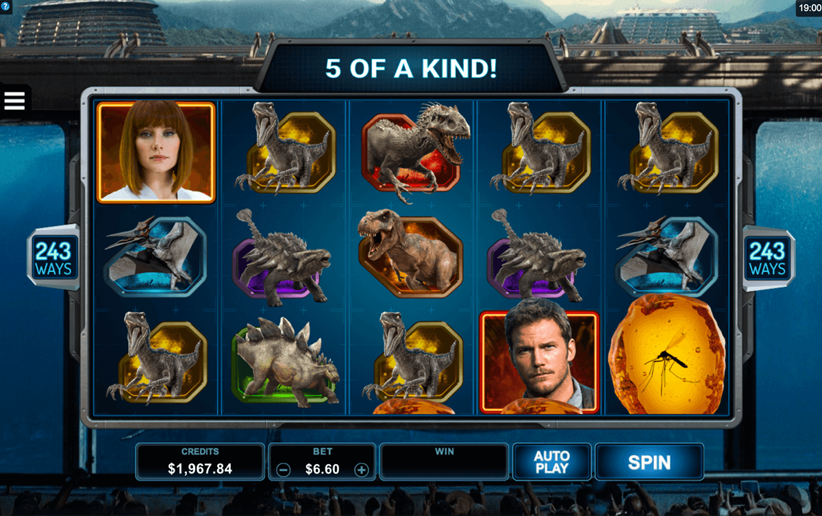 jurassic world microgaming