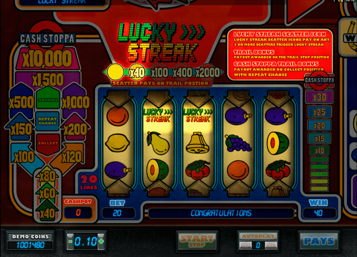 lucky streak microgaming