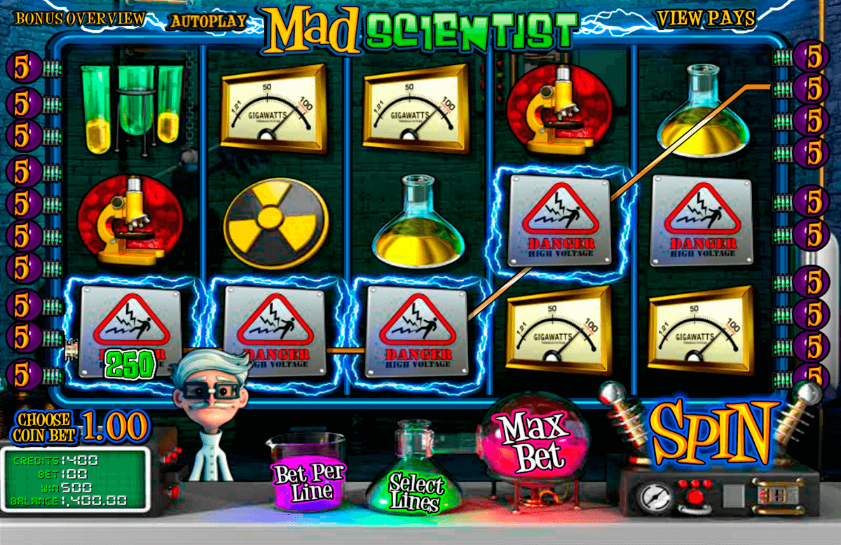 mad scientist betsoft
