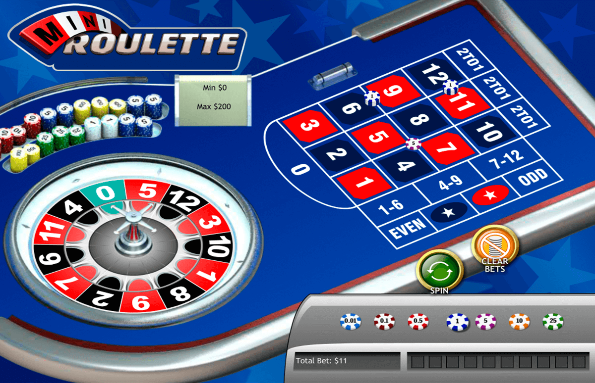 mini roulette online game playtech 