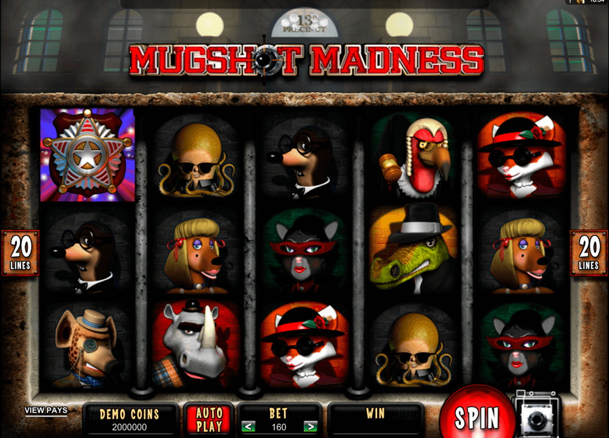 mugshot madness microgaming