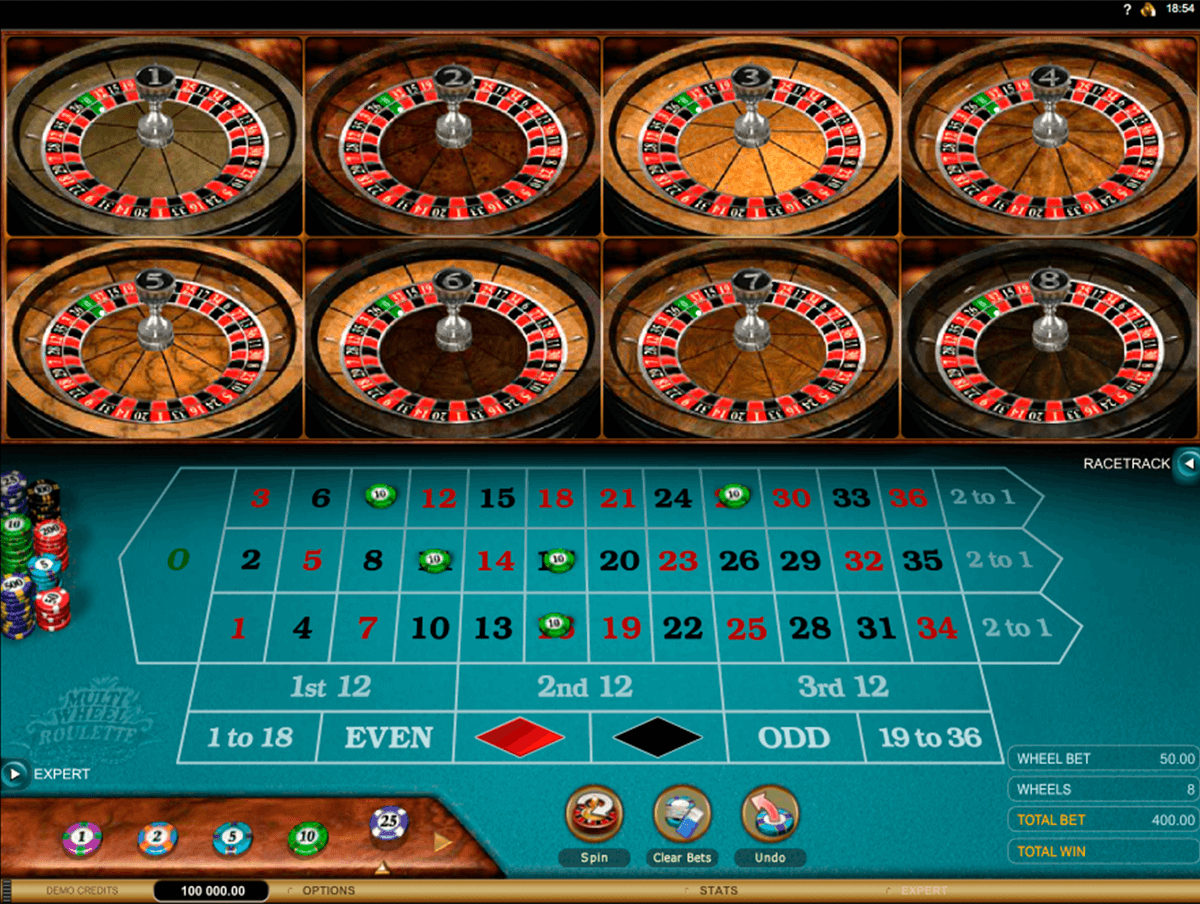 multiwheel european roulette gold series microgaming 