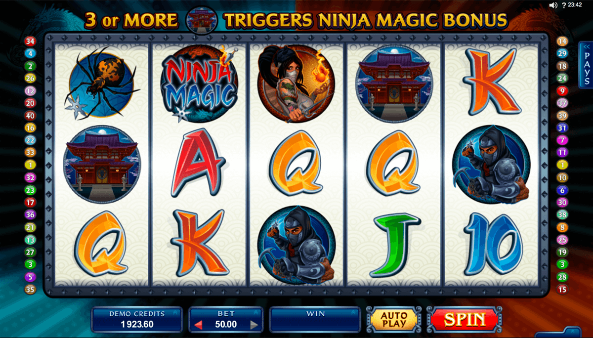ninja magic microgaming