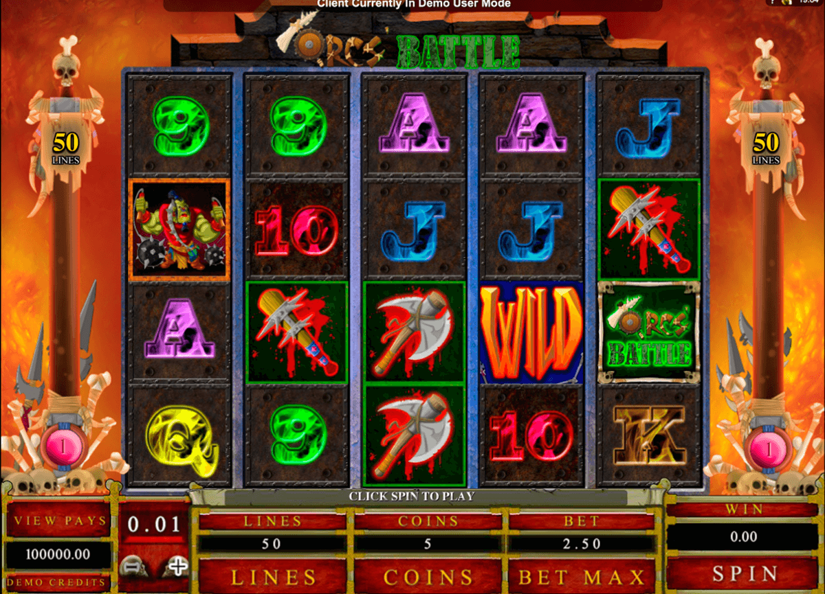 orcs battle microgaming