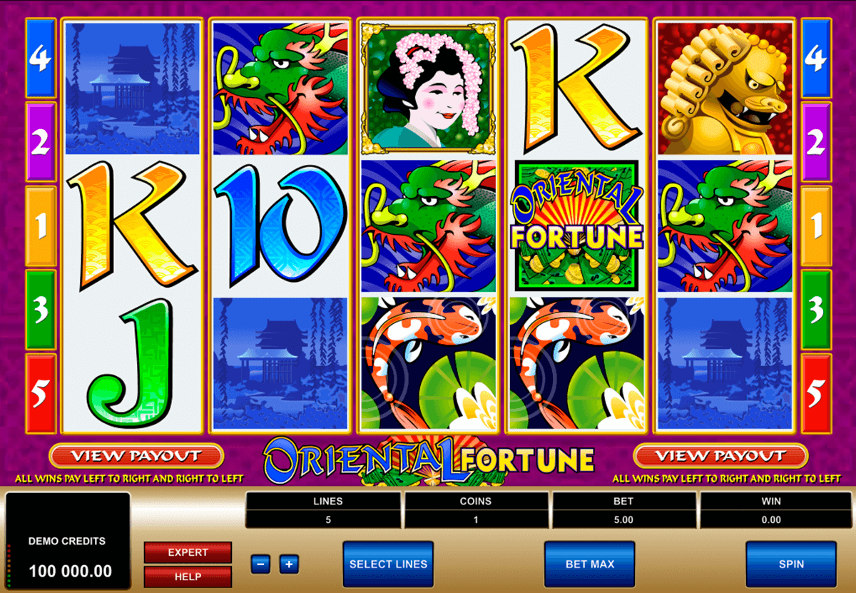 oriental fortune microgaming