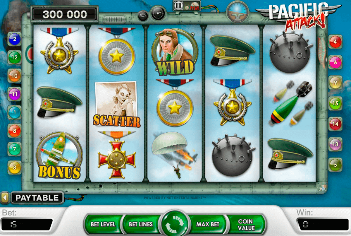 pacific attack netent