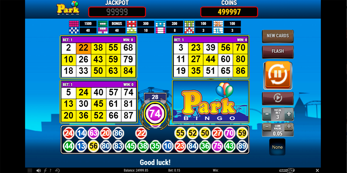park bingo playn go 